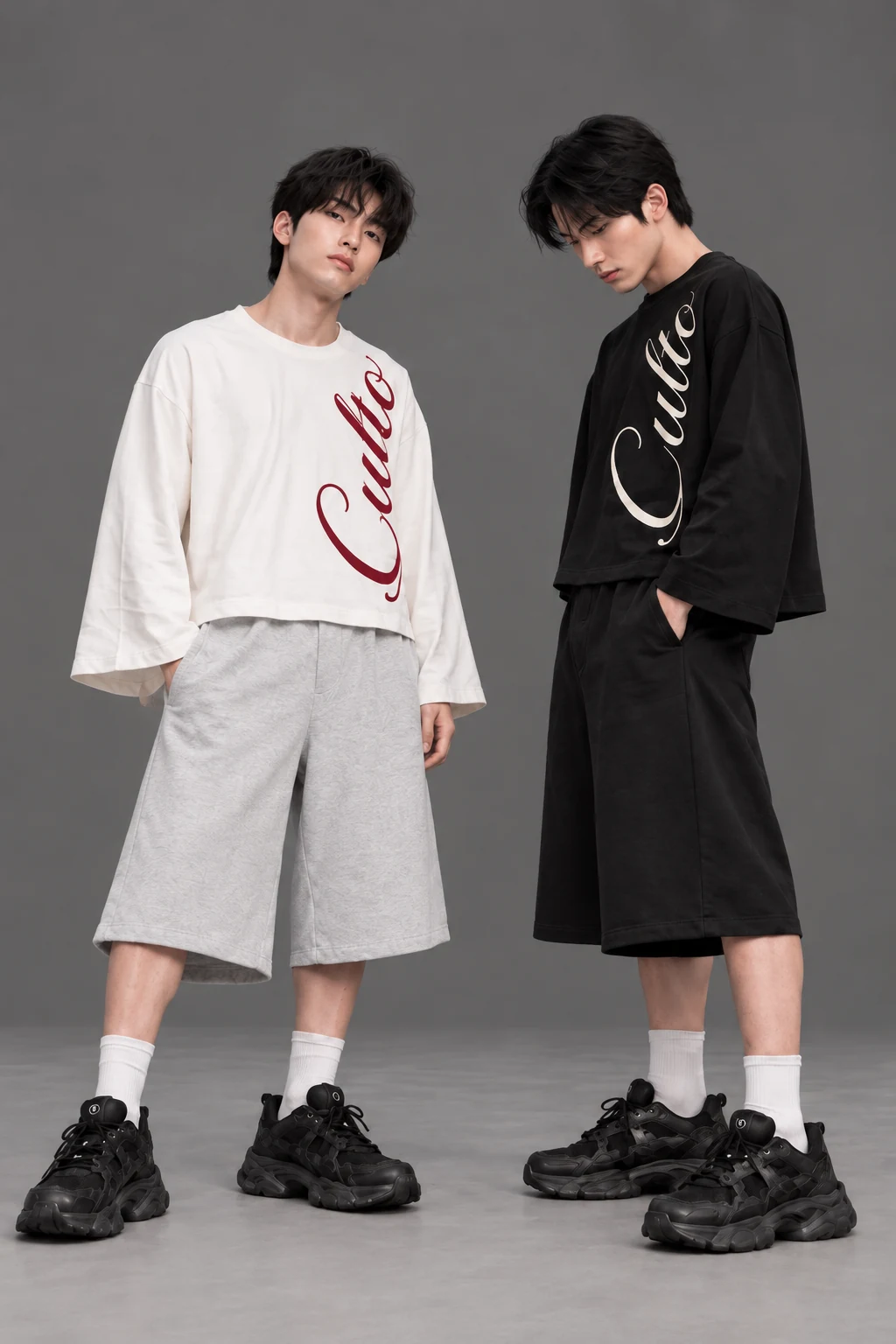 Los dos sets Culto de frente